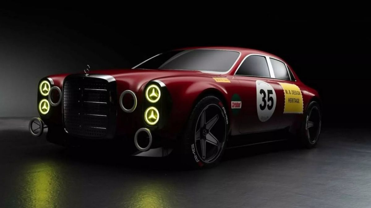 Újraálmodták a híres Mercedest, a Vörös Disznó limuzinszörnyet