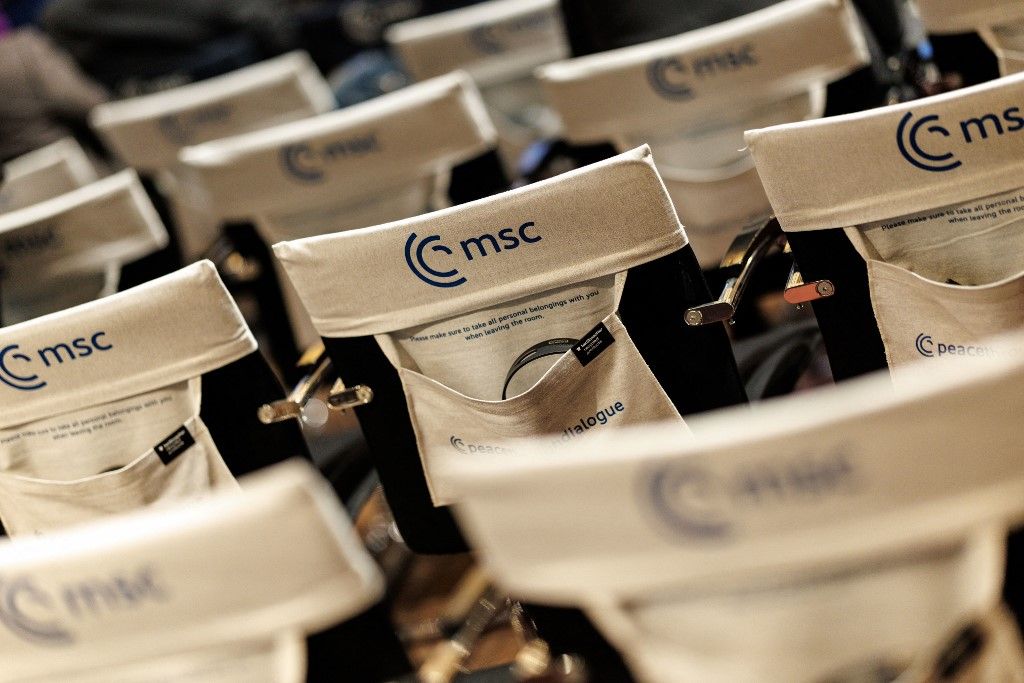 Összegyűlt a háborúpárti politikusok társasága Münchenben, Alex Soros is ot volt (Fotó: AFP)