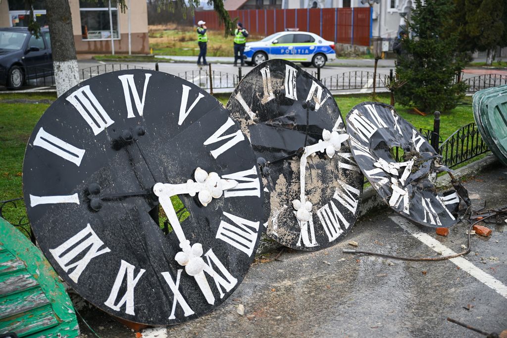 Leomlott a szilágycsehi református templom tornya