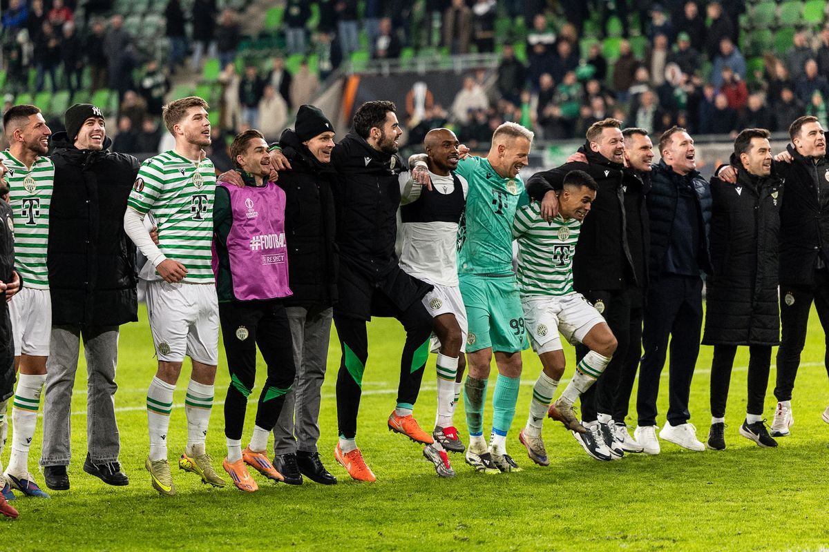 A Fradi ünnepelhetett továbbjutást a lefújás után