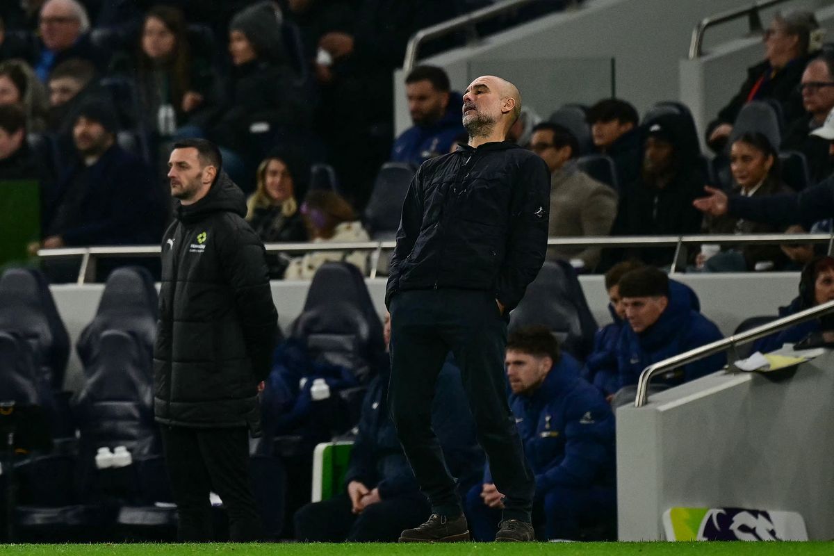 Pep Guardiola csapatának nem úgy megy, ahogy azt a spanyol elvárná