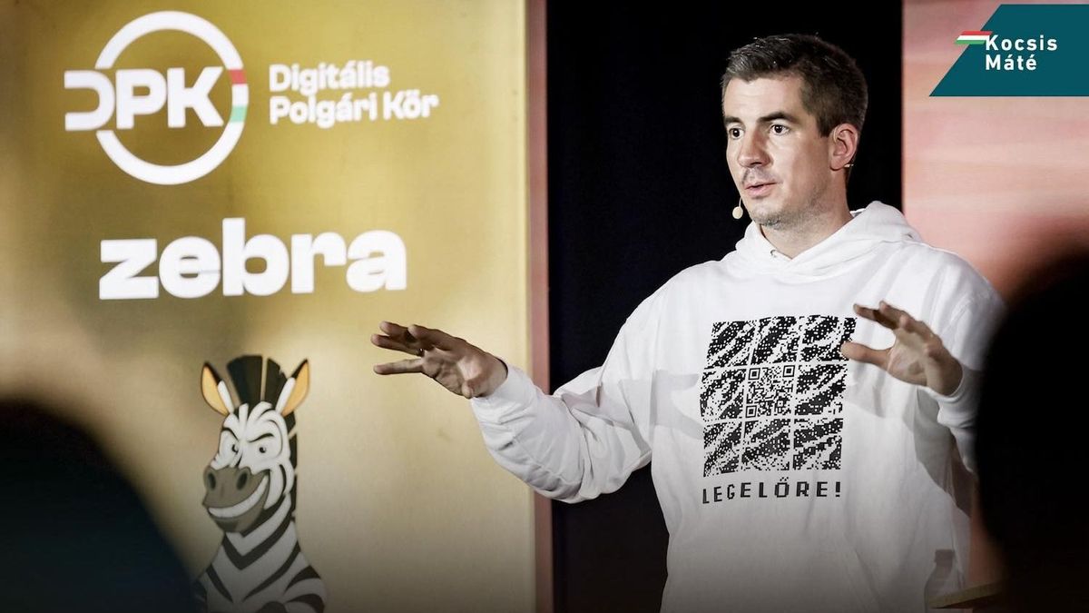 Kocsis Máté Kazincbarcikán mutatja be a Zebra DPK-t