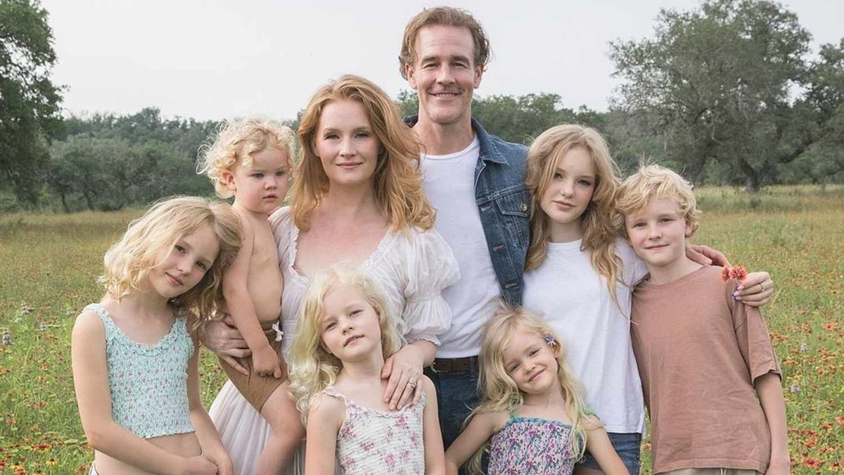 Nehéz helyzetbe került James Van Der Beek családja, a színész hat gyermeket hagyott maga után