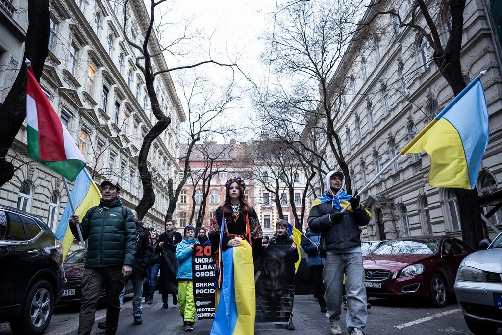 A Momentum megemlékezése az ukrán háború 4. évfordulója alkalmából