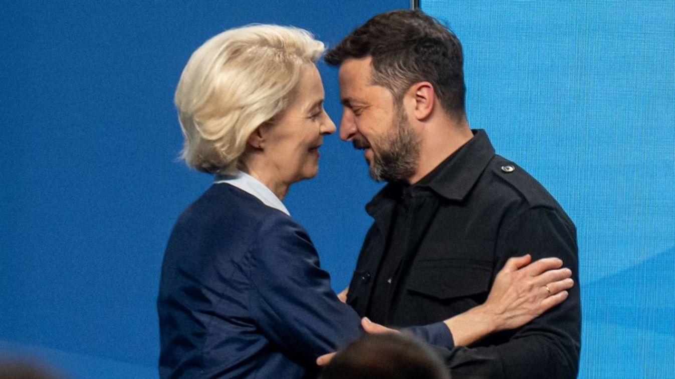 Urusla von der Leyen és Volodimir Zelenszkij