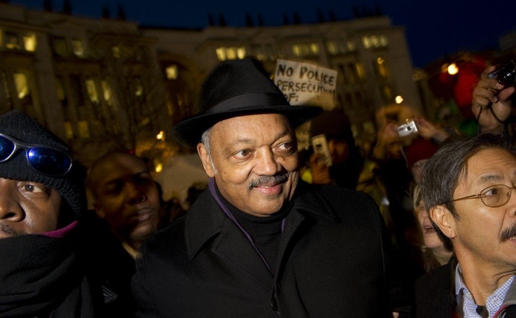 Jesse Jackson tiszteletes, afroamerikai polgárjogi aktivista (Fotó: AFP)