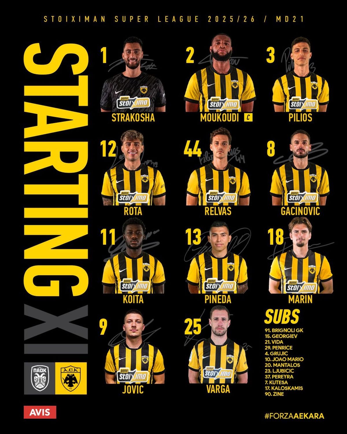 Varga Barnabás biztos pont az AEK csapatában