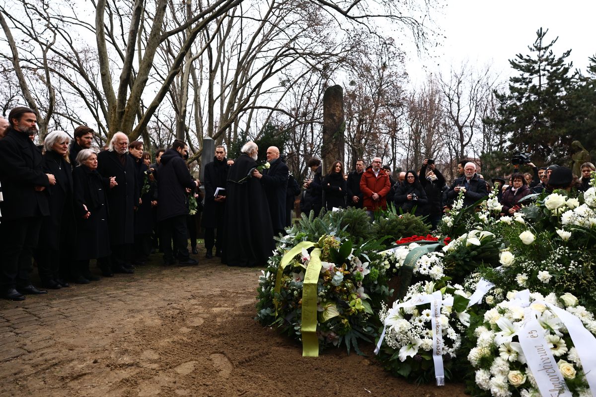 Tarr Béla temetése