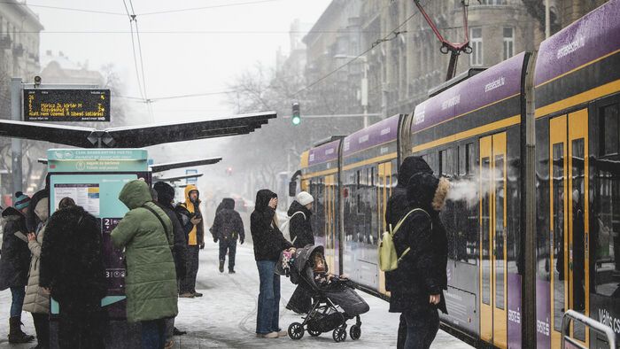 Budapest havazás