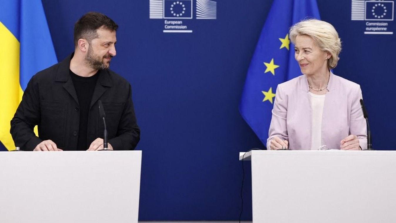 Volodimir Zelenszkij és Ursula von der Leyen