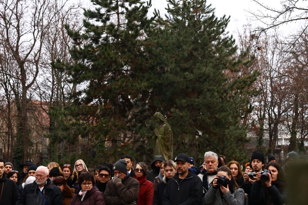 Tarr Béla temetése