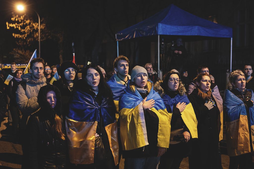 A Momentum megemlékezése az ukrán háború 4. évfordulója alkalmából