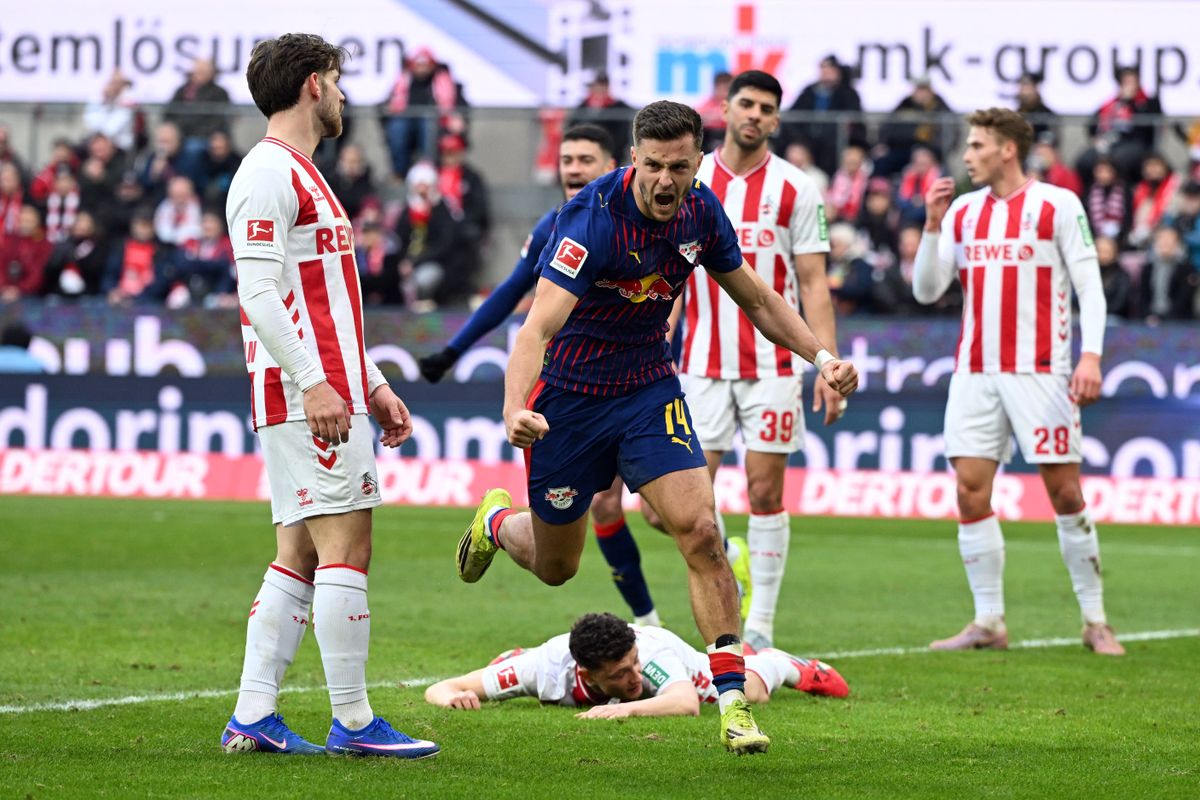 Christoph Baumgartner duplájával győzött az RB Leipzig Kölnben