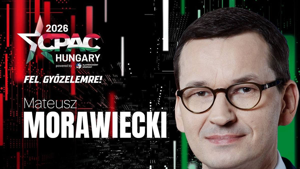 Mateusz Morawiecki, is visszarér Budapestre, egyenesen a #CPACHungary színpadára!