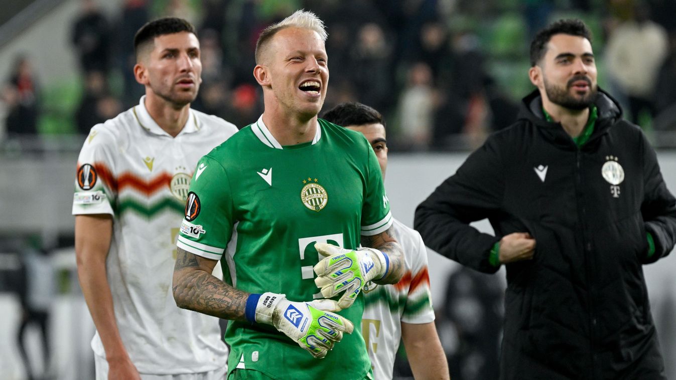 Gróf Dávid ismét nem kapott gólt a Fradi kapujában az Európa-ligában
