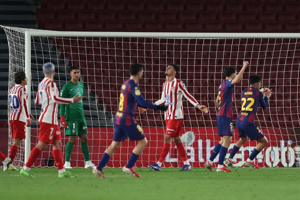 Góllá érett a nyomás. Fotó: JOSEP LAGO / AFP