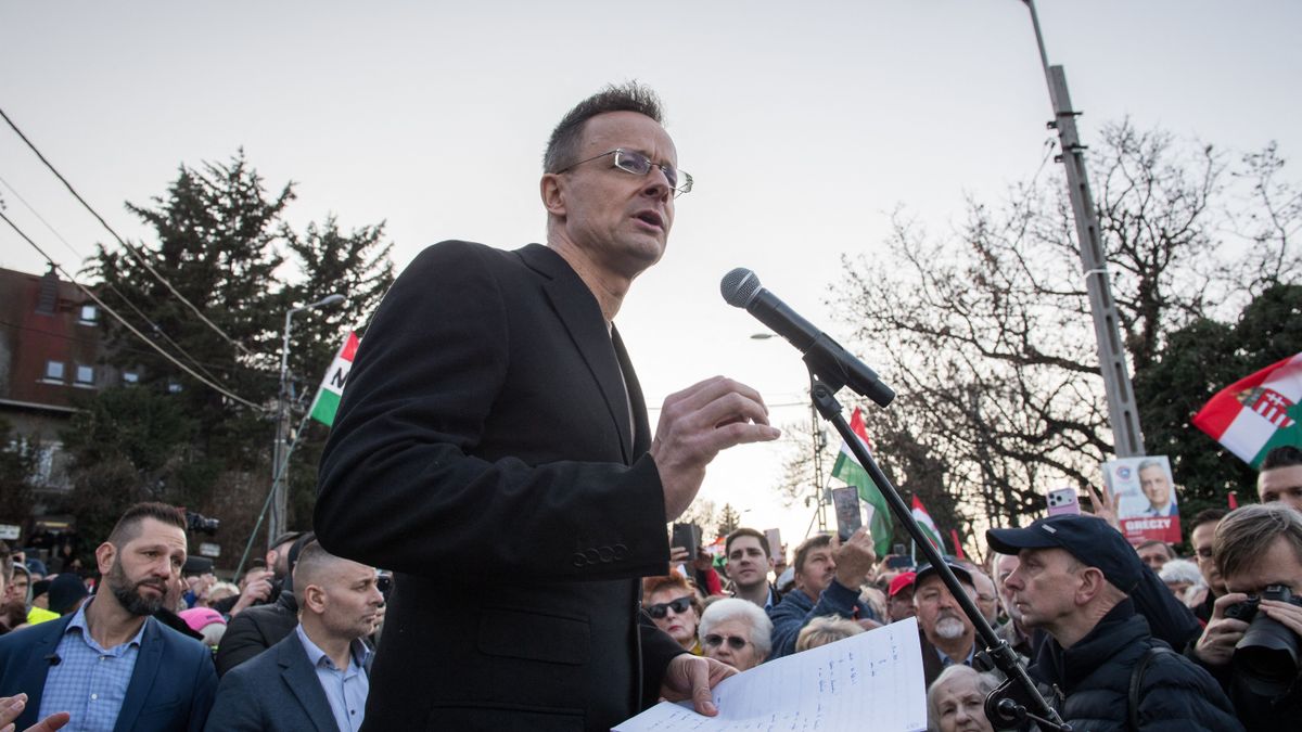 Szijjártó Péter (Fotó: AFP)