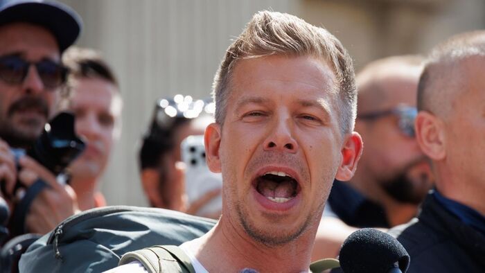 Peter Magyar, leader of the Tisza Party (Photo: MW/Balazs Hatlaczki)