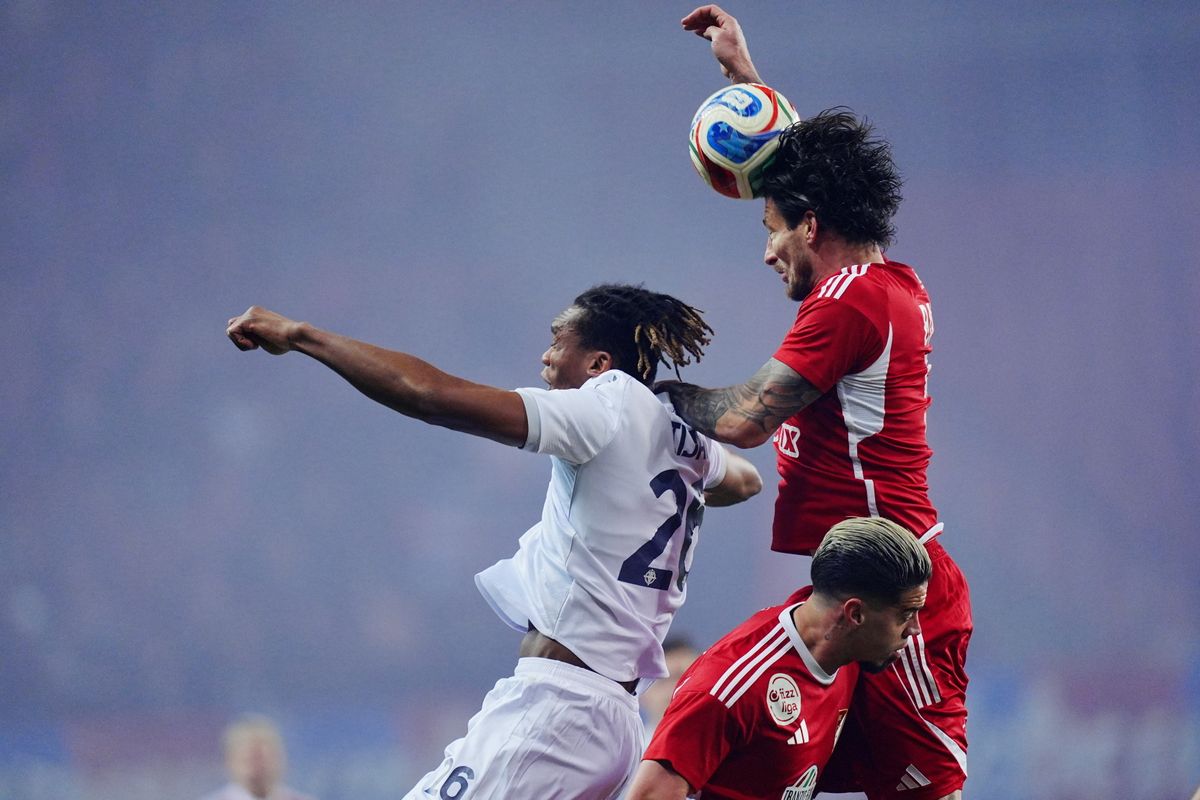 Rengeteg helyzetet dolgozott ki a Loki az első félidőben. Fotó: Derencsényi István / MTI Fotószerkesztõség