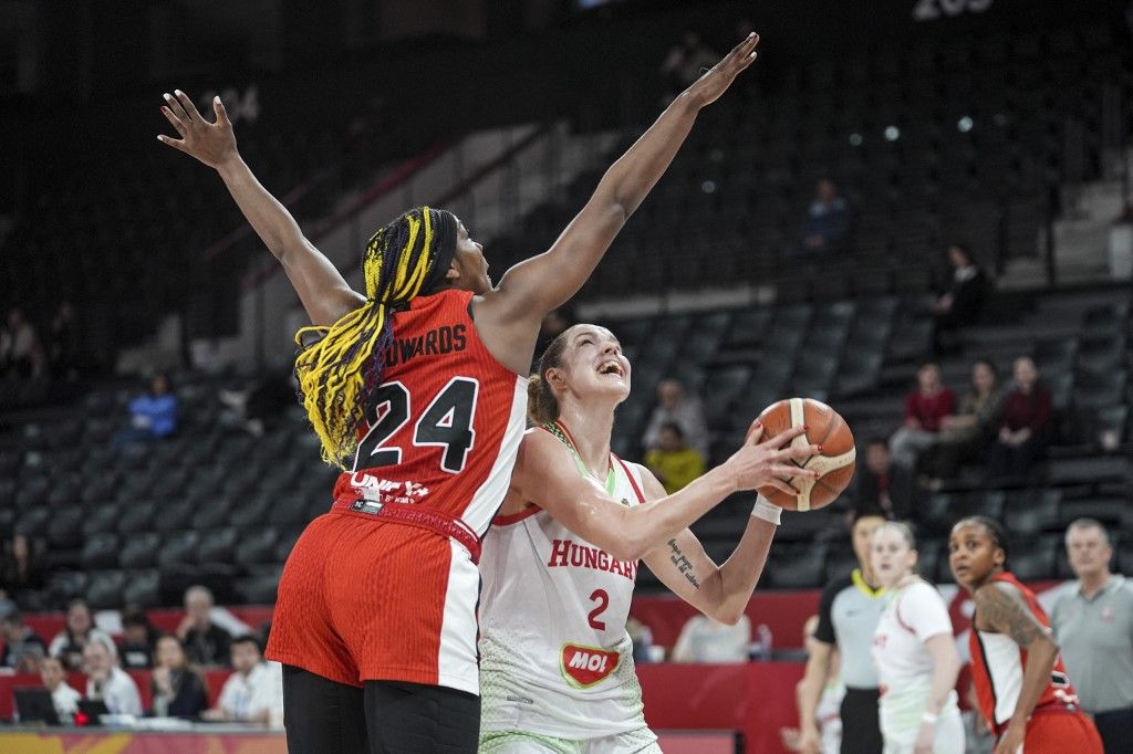 Kiss Virág a Kanada elleni mérkőzésen