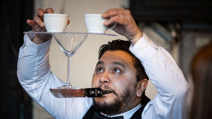 Fő a kávé kiállítás megnyitója