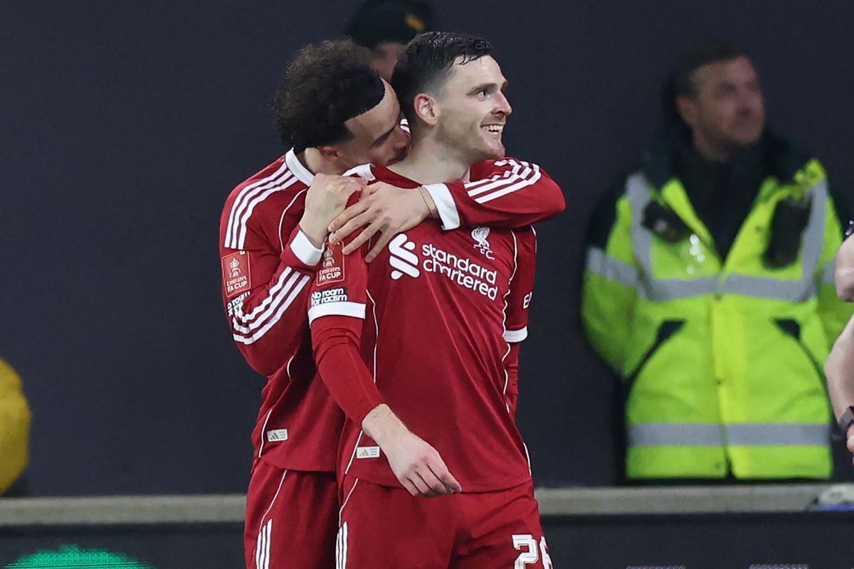 Andy Robertson gólöröme a remek lövése után