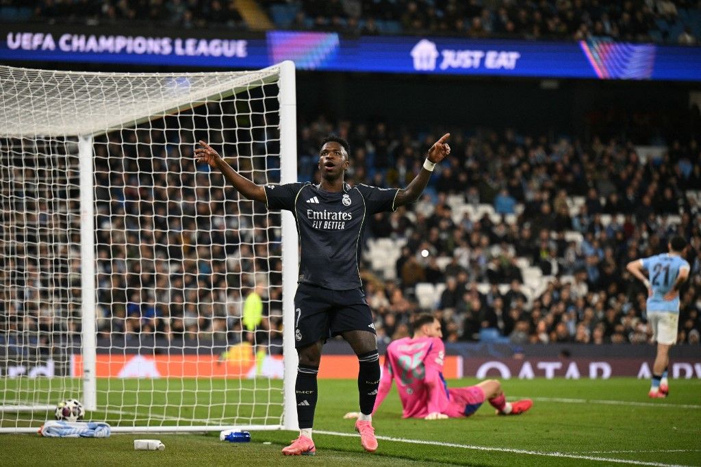 Vinícius Júnior volt a Real Madrid nyerőembere a Manchester City elleni visszavágón a BL-ben