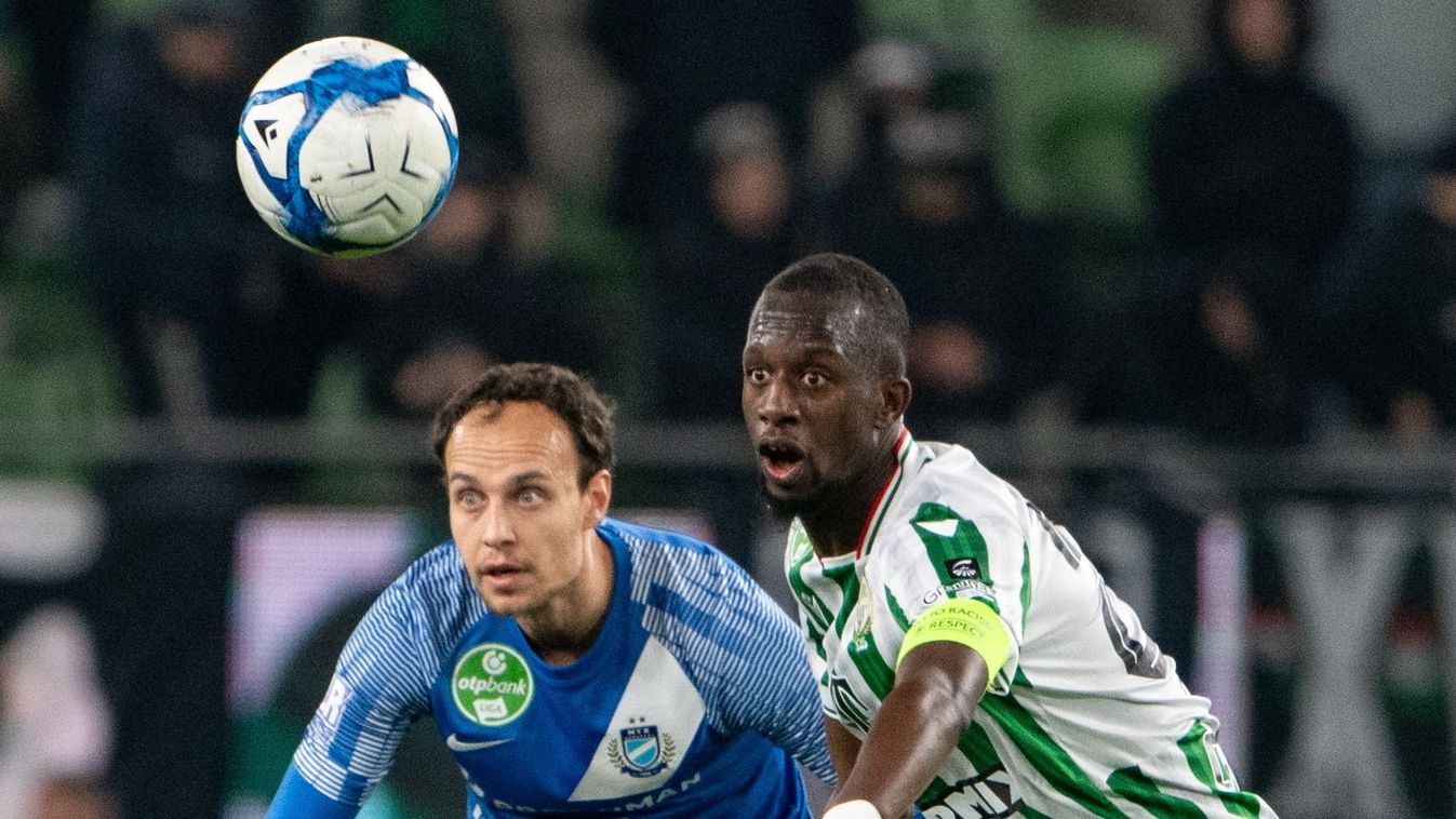 Bognár István
Budapest, 2025. február 2.
Ibrahim Cissé (j), az FTC és Bognár István, az MTK játékosa a labdarúgó OTP Bank Liga 18. fordulójában játszott Ferencvárosi TC-MTK Budapest mérkőzésen a Groupama Arénában 2025. február 2-án.
MTI/Szigetváry Zsolt