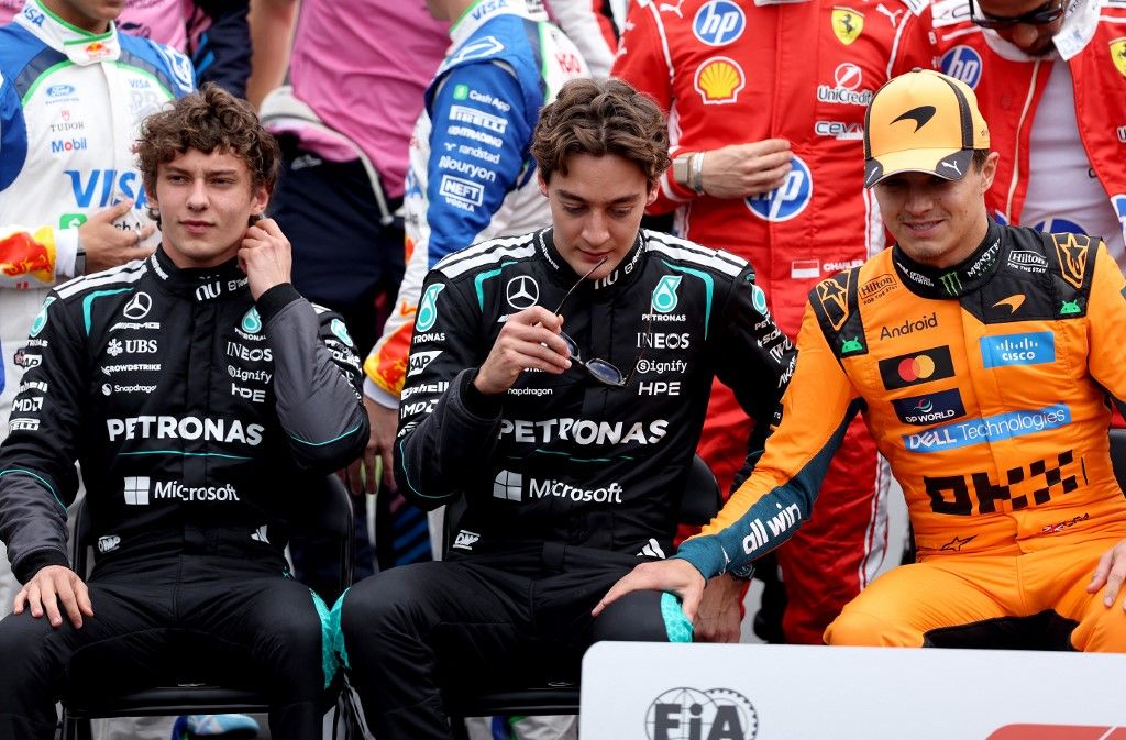 Antonelli, Russell és Norris (b–j) zárta az első három helyen a Kínai Nagydíj sprintidőmérőjét