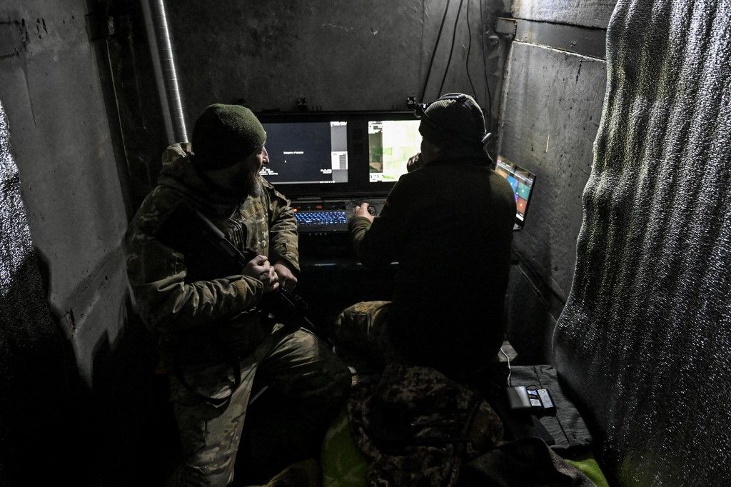 Az orosz egységek lelőttek egy drónná átalakított ukrán repülőgépet (Fotó: AFP)