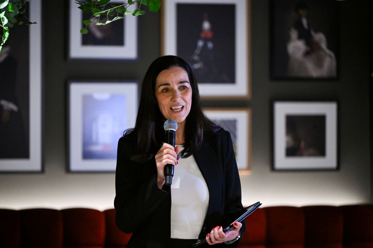 Bécs, 2026. február 27.
Orbán Anita, a Tisza Párt külügyi szakértője a párt kampányrendezvényén a bécsi Radisson Red Hotelben 2026. február 27-én.
MTI/Hegedüs Róbert