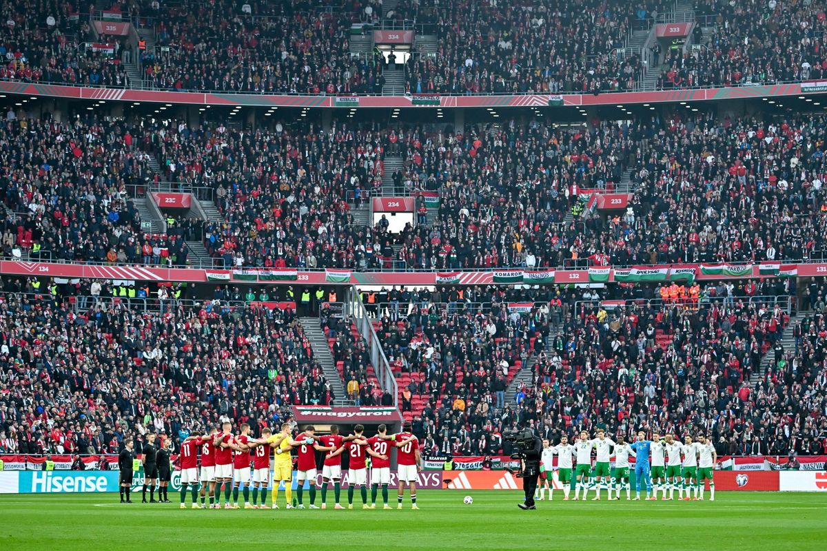 A magyar válogatott legutóbbi mérkőzése a Puskás Arénában