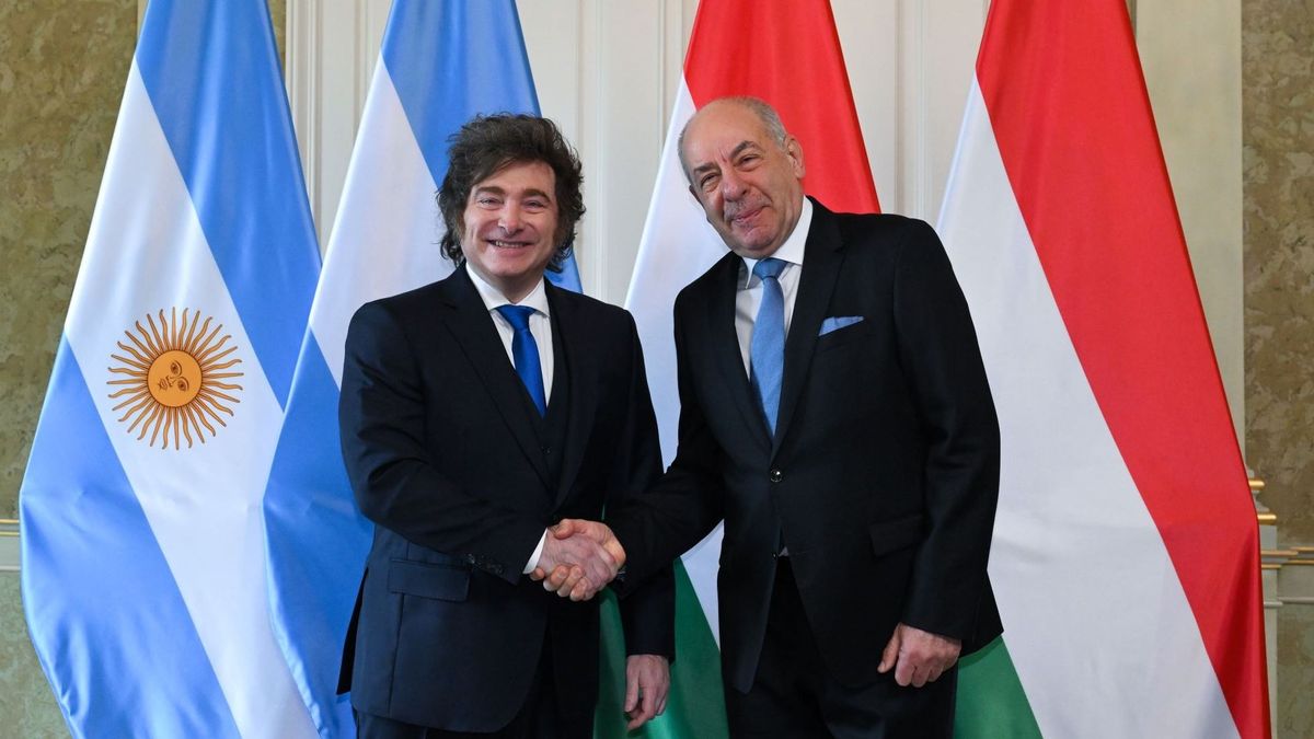 Sulyok Tamás fogadta Javier Milei argentin államfőt