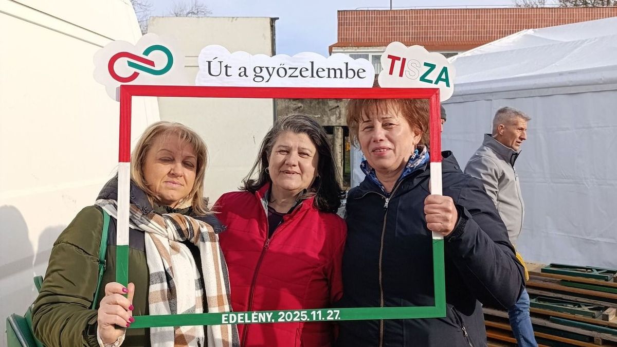 A Tisza Párt jelöltje (Forrás: Facebook)