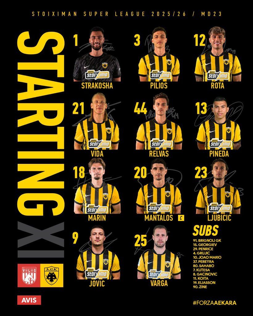 Varga Barnabás ezúttal is ott volt az AEK Athén kezdőcsapatában 