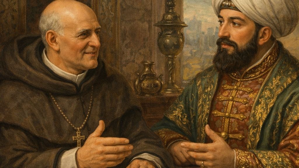 Fráter György a törökkel tárggyal.