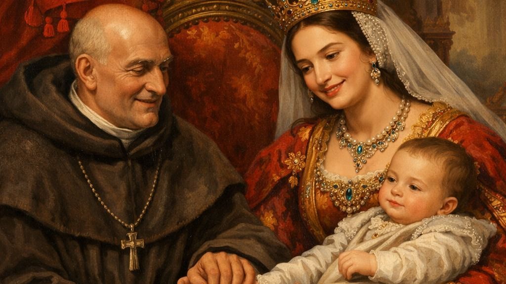 Fráter György Izabellával és a csecsemő János Zsigmonddal