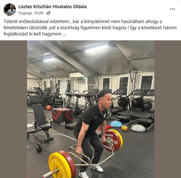 Nem nehéz kitalálni, miről és kinek szól Lisztes Krisztián gúnyos üzenete 