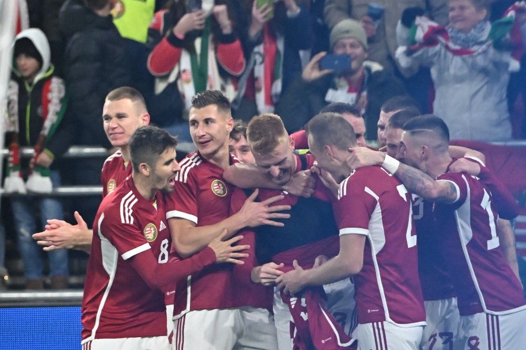 Kalmár Zsolt (középen) a magyar válogatott színeiben három gólt szerzett, vasárnap a visszatérésén egy óra alatt szerzett ennyit a Gyirmót csapatában