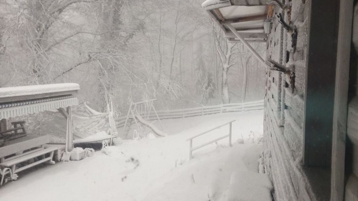 Húsz centiméteres hótakaró borítja Magyarország ezen szegletét