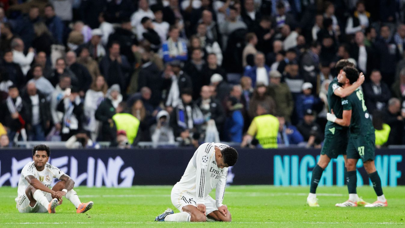 Rodrygo és Bellingham a Manchester City elleni BL-alapszakaszmeccs elvesztése után a pályán búslakodhatott, most egyikük sem állhat a Real Madrid rendelkezésére