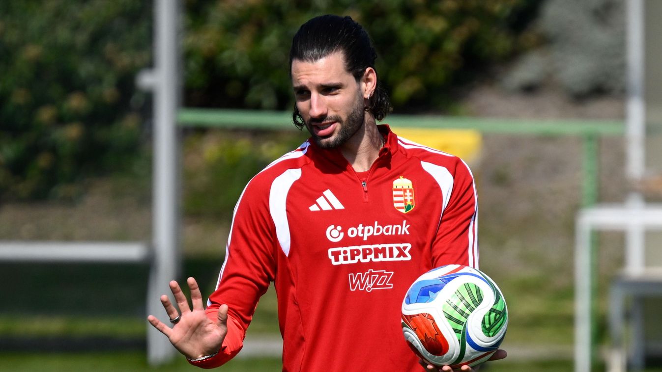 Szoboszlai Dominik
Telki, 2026. március 24.
Szoboszlai Dominik a magyar labdarúgó-válogatott edzésén az MLSZ Telki Edzőközpontjában 2026. március 24-én. A magyar válogatott Szlovéniával játszik felkészülési mérkőzést március 28-án a Puskás Arénában.
MTI/B