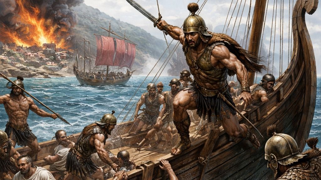 Az illírek a tengeren