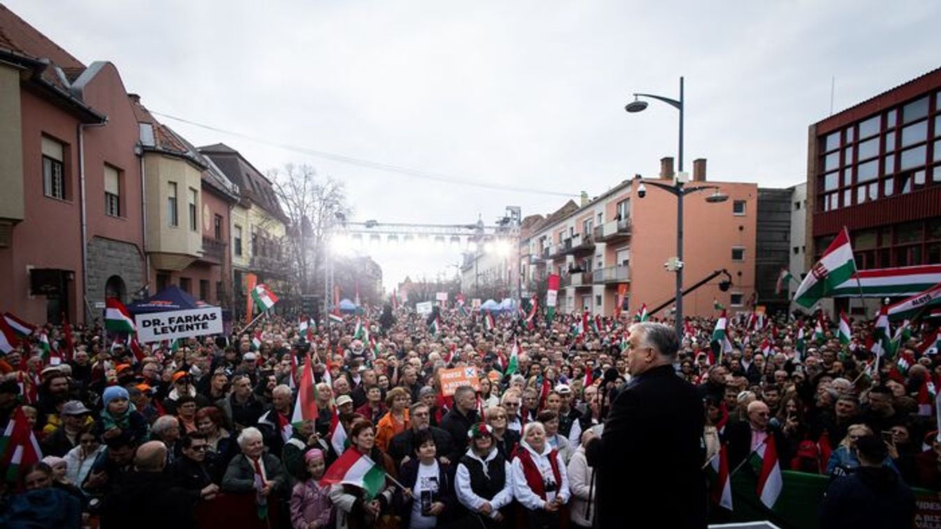 Viktor Orban in Hodmezovasarhely (Photo: Hungarian PM's General Department of Communication/Zoltan Fischer)