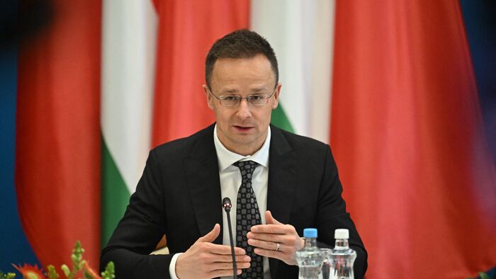 Szijjártó Péter (Fotó: AFP)