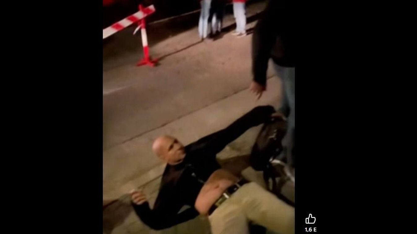 Elszabadultak az indulatok a Tisza rendezvényén, a földön vonszolták el Szabó Bálintot + videó
