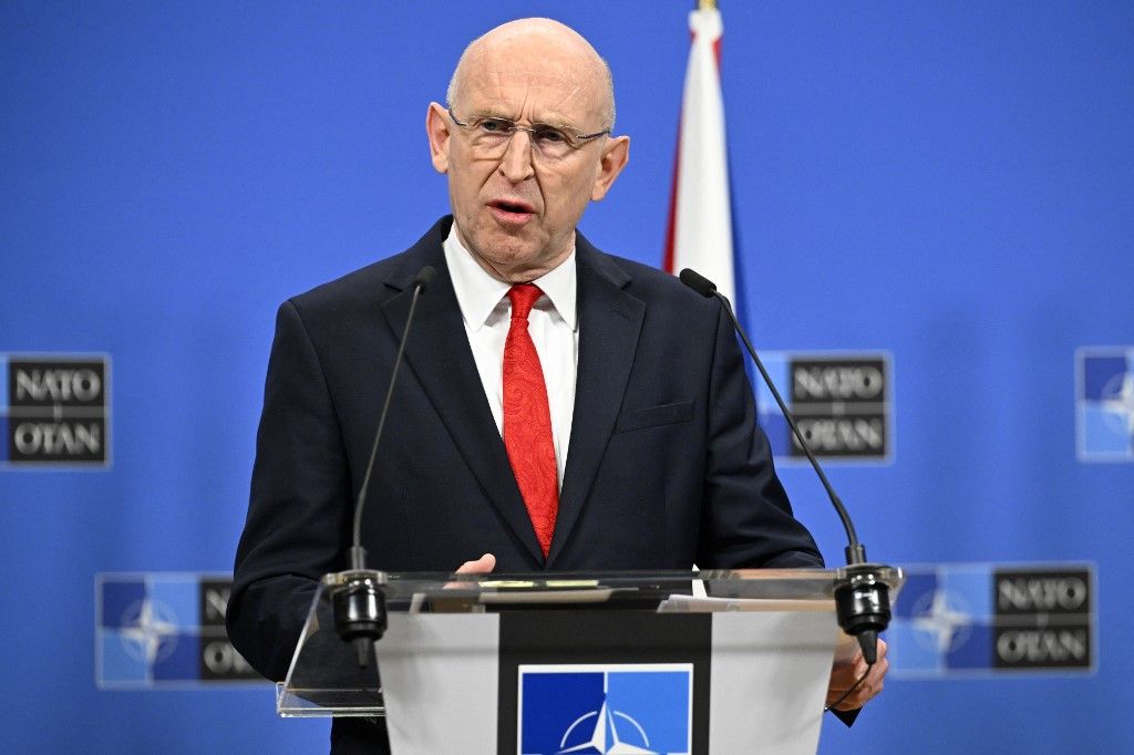 A brit légvédelem a ciprusi brit támaszpontok felé tartó iráni rakétákat lőtt le - jelentette be a brit védelmi miniszter Fotó: JOHN THYS / AFP