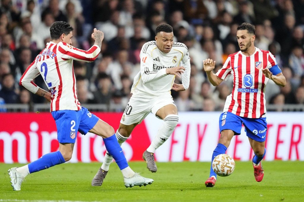 Nagy hibát véthettek a Real Madrid orvosai, mikor Kylian Mbappé térdét vizsgálták. Fotó: JOSE BRETON / NurPhoto