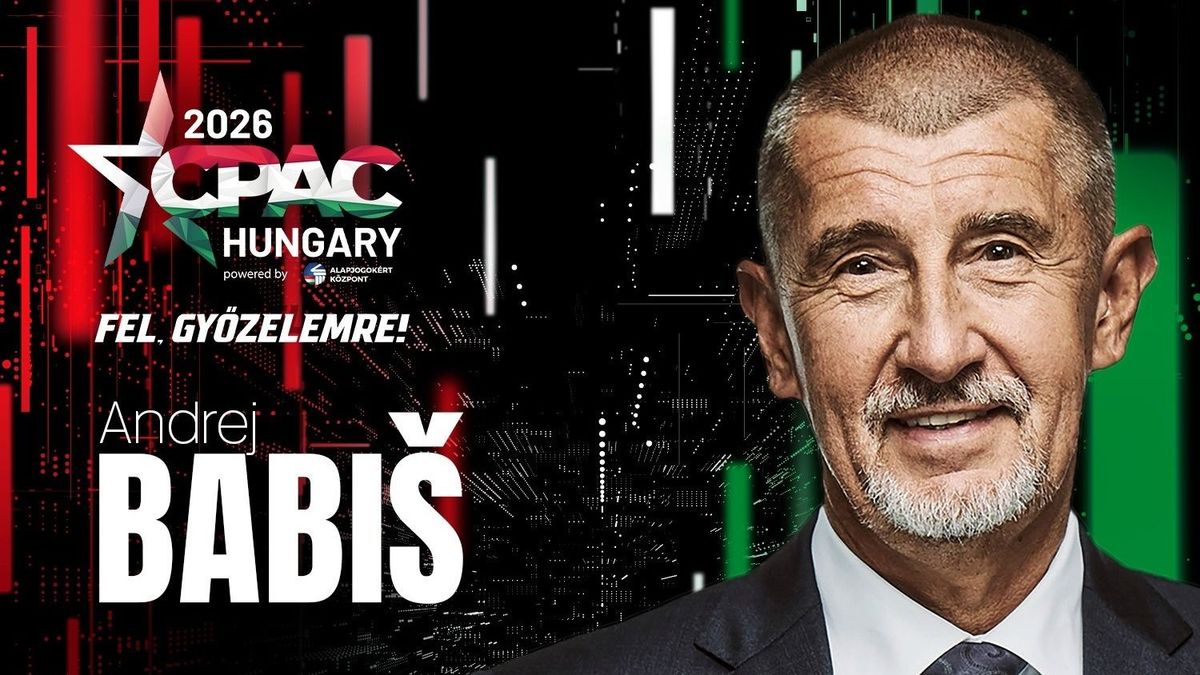 Andrej Babis, Csehország miniszterelnöke is részt vesz a CPAC Hungary idei rendezvényén