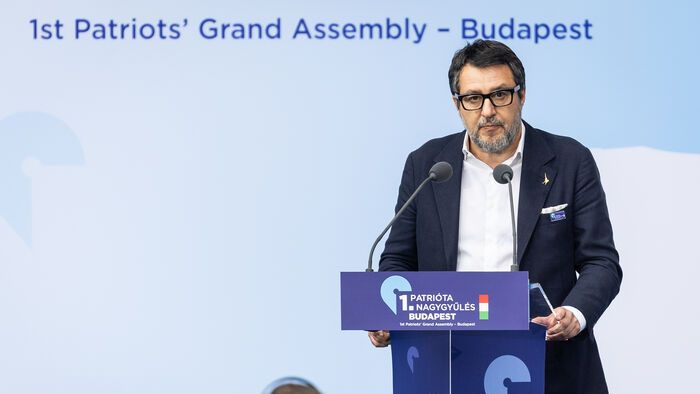 Patrióta nagygyűlés Salvini